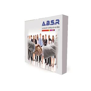 Finitions: Ce modèle 3x3 a une dimension de 226cm x 226cm.
Impression sublimation sur tissu TRICOTEX M1.
Avantages:  Le système Hop Up 3x3 est parfaitement adapté au grand format. Il est facile à transporter et à déployer et vous apporte une visibi... 